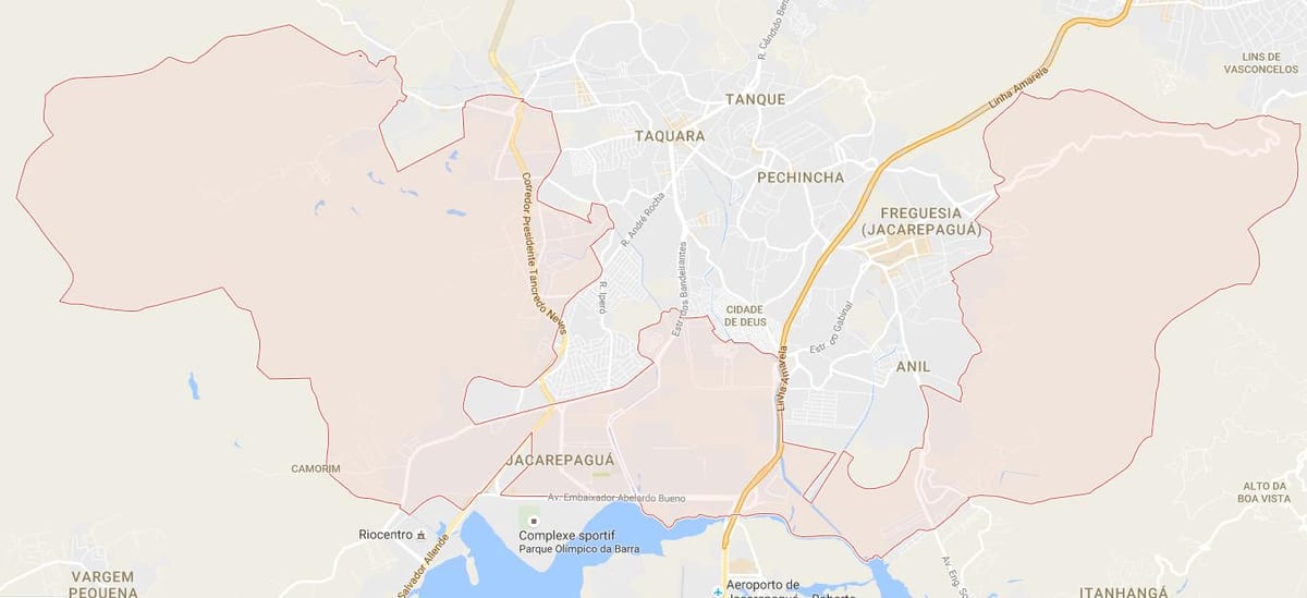 नक्शे के जकारेपगुआ
