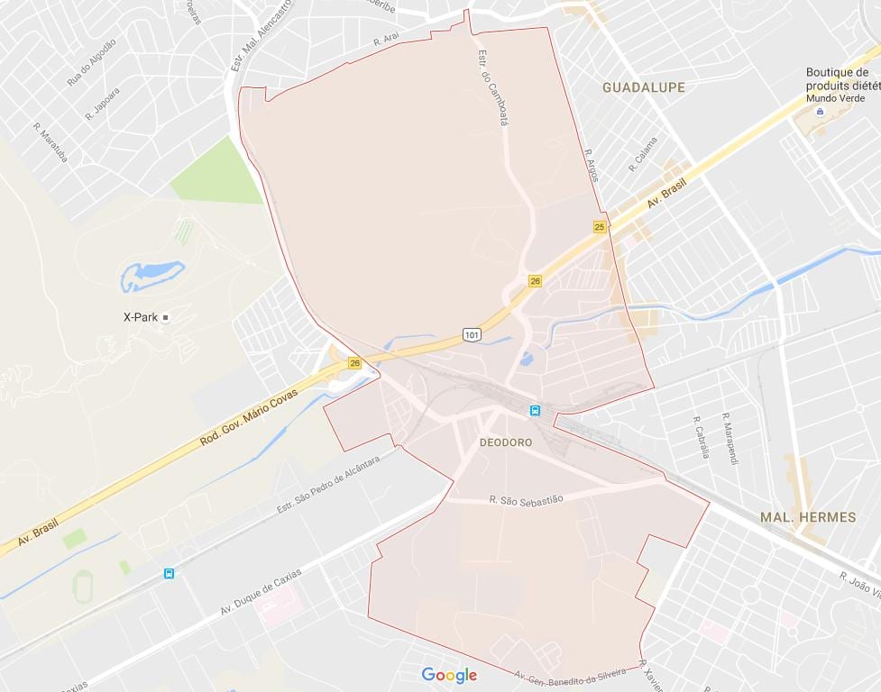 नक्शे के डेओदोरो