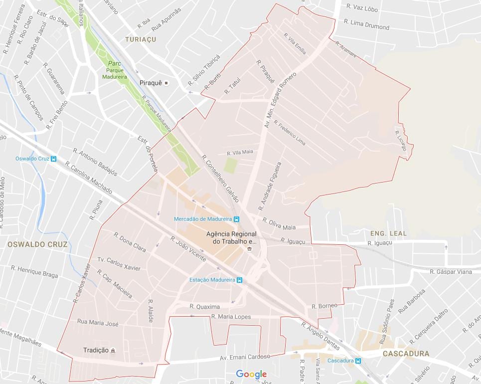 नक्शे के माडुरेइरा