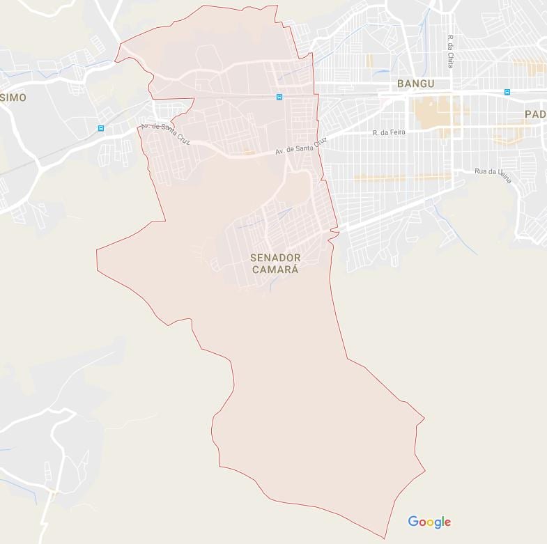 नक्शे के सेनाडोर Camará