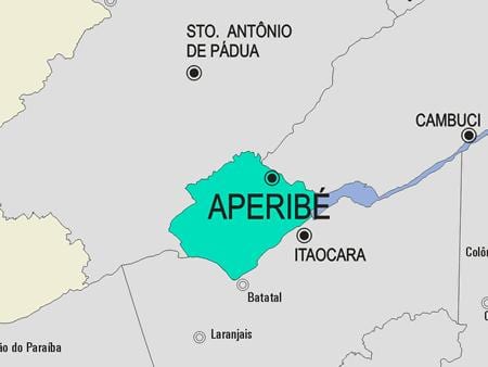 नक्शे के Aperibé नगर पालिका