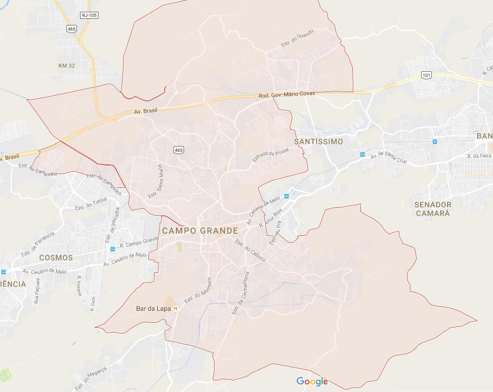 नक्शे के कॅंपो ग्रांदे में