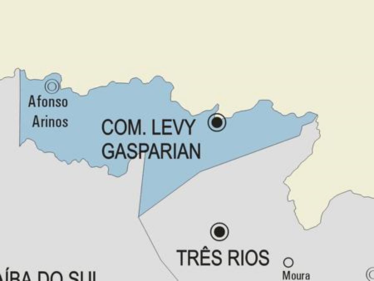 नक्शे के Casimiro de Abreu नगर पालिका