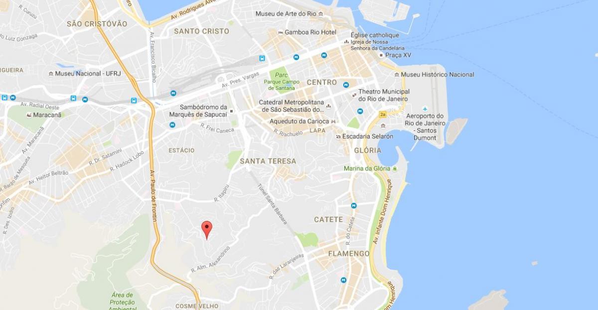 नक्शे के favela मांगुएइरा