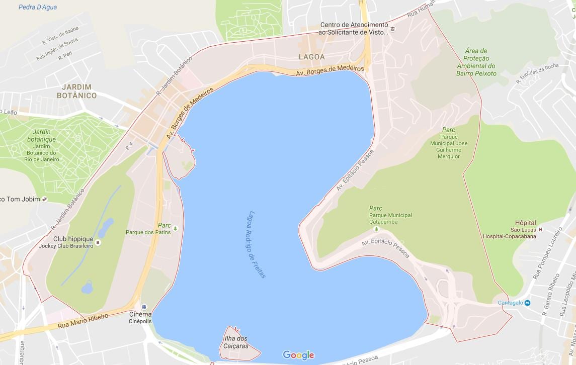 नक्शे के Lagoa
