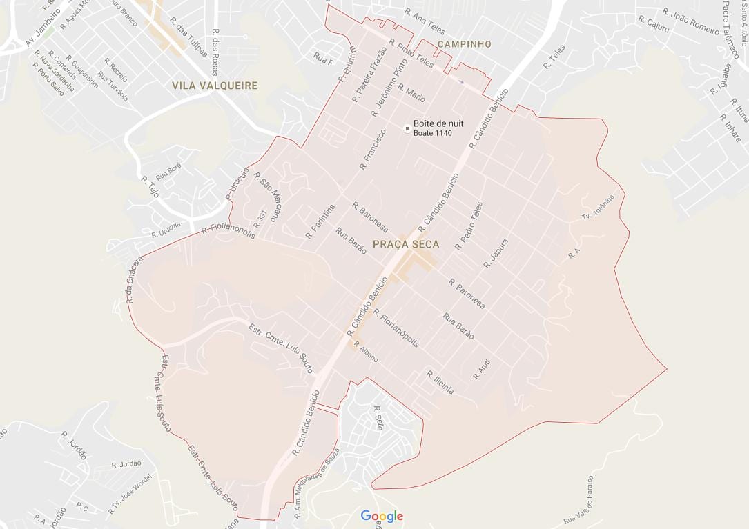 नक्शे के Praça सेका में