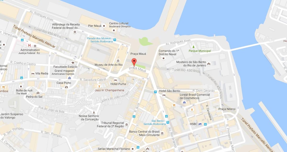 नक्शे के Praça Mauá