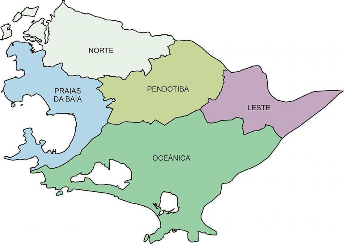 नक्शा क्षेत्र के Niteroi