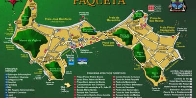 नक्शे के Île de Paquetá