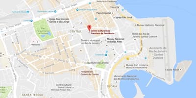 नक्शे के साओ फ्रांसिस्को डा Penitencia