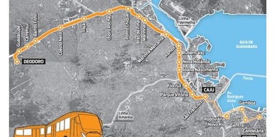 नक्शे के BRT TransBrasil