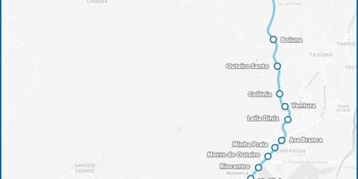 नक्शे के BRT TransOlimpica