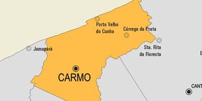 नक्शे के Cardoso Moreira नगर पालिका