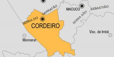 के नक्शे नगर पालिका Cordeiro