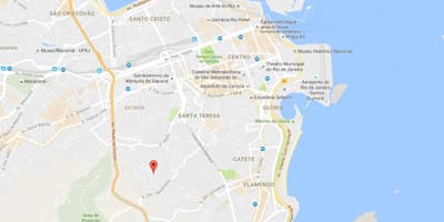 नक्शे के favela मांगुएइरा