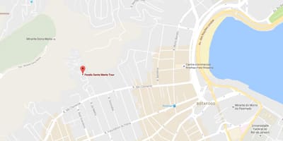 नक्शे के favela सांता मार्ता