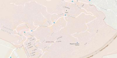नक्शे के favela Rocinha