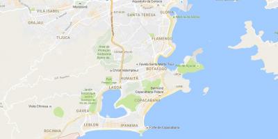 नक्शे के favela विडीगाल