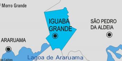 नक्शे के Iguaba Grande नगर पालिका