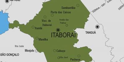 नक्शे के Itaboraí नगर पालिका