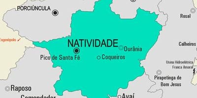 नक्शे के Natividade नगर पालिका