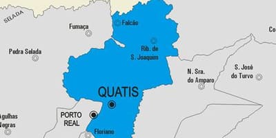 नक्शे के Quatis नगर पालिका