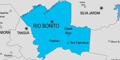 नक्शे के Rio das Flores नगर पालिका