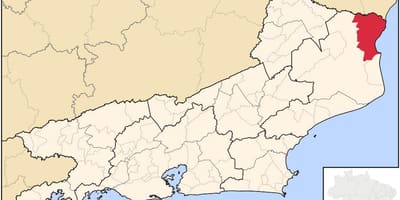नक्शे के São Francisco de Itabapoana