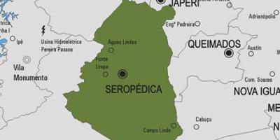 नक्शे के Seropédica नगर पालिका