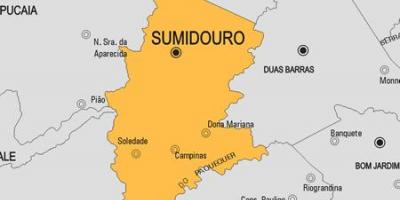 नक्शे के Sumidouro नगर पालिका