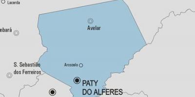 नक्शे के पत्य दो अल्फेरेस नगर पालिका